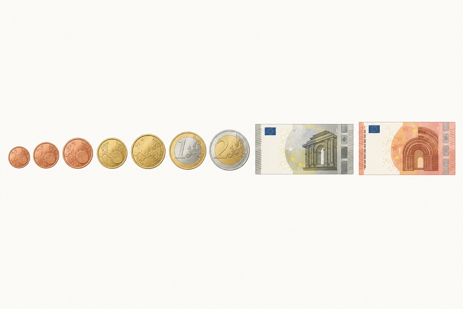 Geld tellen — euros